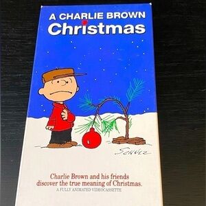 A Charlie Brown Christmas VHS Tape (1965 Special) – Vintage Peanuts